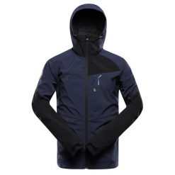 Kurtka softshell męska Alpine Pro Esprit. Niebieskie kurtki softshell męskie Alpine Pro, m, bez wzorów, z softshellu, bez kaptura, trekkingowe. W wyprzedaży za 299.00 zł.