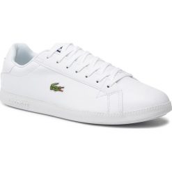 Sneakersy LACOSTE - Graduate Bl 1 SMA 737SMA005321G Wht/Wht. Buty sportowe na co dzień męskie marki Lacoste. Za 369.99 zł.
