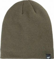 4f Czapka męska M577 khaki 4FWAW25ACAPM577 43S L. Brązowe czapki męskie 4f, na zimę, bez wzorów. Za 48.60 zł.