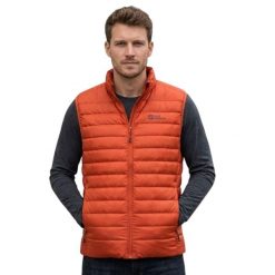 Kamizelka turystyczna męska Jack Wolfskin Cloudy Peak. Brązowe kamizelki męskie Jack Wolfskin, m, z poliamidu, bez kaptura. Za 490.00 zł.