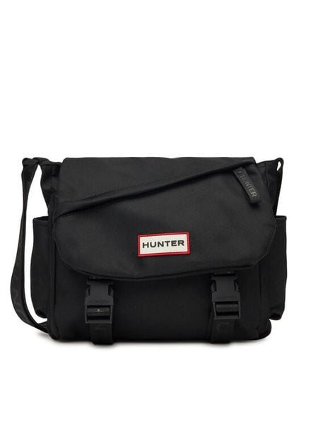 Hunter Saszetka HTR-B-001-07 Czarny. Czarne saszetki męskie Hunter, bez wzorów, z materiału. Za 169.99 zł.