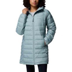 Kurtka COLUMBIA POWDER LITE II MID JACKET Niebieski. Niebieskie kurtki męskie Columbia, bez wzorów, z syntetyku, sportowe, bez ramiączek, bez kaptura. Za 565.99 zł.