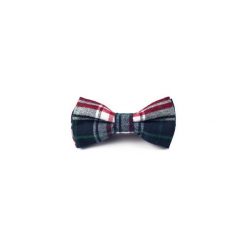 MUCHA MĘSKA BAWEŁNIANA GOTOWA BLUE PLAID. Niebieskie krawaty i muchy męskie R3s men's accessories, z bawełny. Za 49.00 zł.
