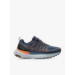 Buty turystyczne męskie Lumberjack Derulo. Niebieskie buty trekkingowe męskie Lumberjack, bez wzorów, sportowe, bez obcasa, bez zapięcia. Za 349.98 zł.