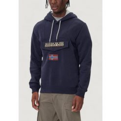 Bluza Mężczyzna NAPAPIJRI BURGEE WINT 4. Niebieskie bluzy nierozpinane męskie Napapijri, m, bez wzorów, bez ramiączek, bez kaptura. W wyprzedaży za 388.65 zł.