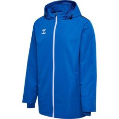 Kurtka wodoodporna Hummel Authentic. Niebieskie kurtki męskie HUMMEL, m, bez wzorów, bez ramiączek, bez kaptura. Za 356.00 zł.