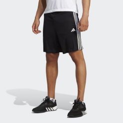 Train Essentials Piqué 3-Stripes Training Shorts. Białe buty treningowe męskie ADIDAS, bez wzorów, z materiału, sportowe. Za 126.70 zł.
