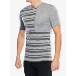 Koszulka termoaktywna męska Ortovox 185 Rock N Wool Short Sleeve. Szare bielizna termoaktywna męska ORTOVOX, m, bez wzorów, bez ramiączek. Za 350.99 zł.