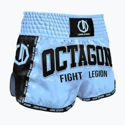 Spodenki treningowe Octagon KickboxingMuay Thai Legion Fight Legion Premium. Niebieskie szorty sportowe męskie OCTAGON, bez wzorów, sportowe. Za 159.99 zł.