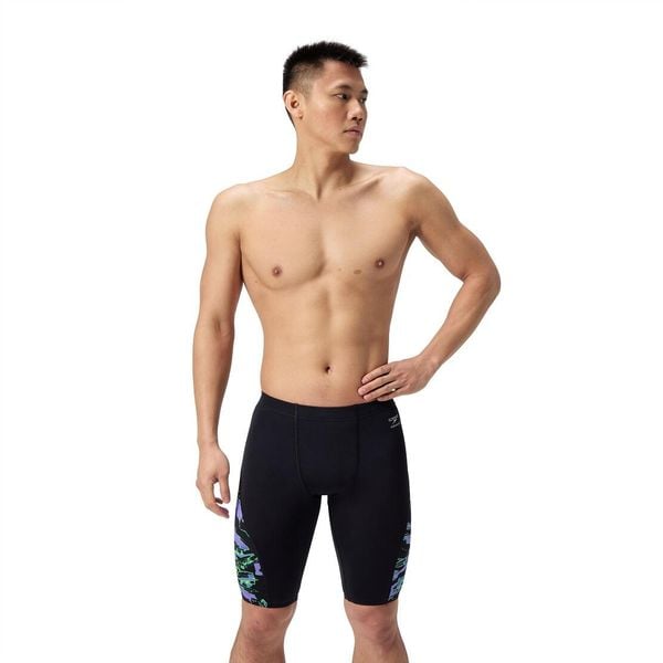Kąpielówki męskie spodenki kąpielowe Speedo Spliced Jammer. Czarne kąpielówki męskie SPEEDO, m, bez wzorów. Za 229.99 zł.