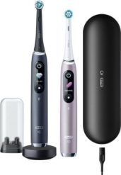 Szczoteczka Oral-B iO Series 9 Duo 2 szt. Black Onyx/Rose Quartz. Czarne szczoteczki elektryczne ORAL-B. Za 1,356.99 zł.