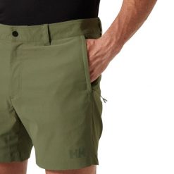 Szorty Helly Hansen Move QD 6". Zielone szorty męskie Helly Hansen, bez wzorów. Za 305.50 zł.