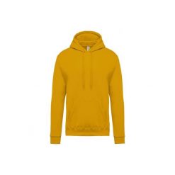 Bluza z kapturem Kariban. Żółte bluzy z kapturem męskie KARIBAN, m, bez wzorów, z kapturem. Za 158.00 zł.