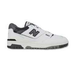 Sportowe Buty Uniseks Sneakersy New Balance 550 Dark Grey Niskie BB550WTG. Białe buty sportowe na co dzień męskie New Balance, bez wzorów, sportowe, bez ramiączek, bez kaptura, do koszykówki. Za 788.89 zł.