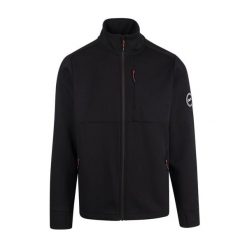 Męska Kurtka Travis DLX. Czarne kurtki męskie Trespass, m, bez wzorów, bez ramiączek, bez kaptura. Za 203.99 zł.