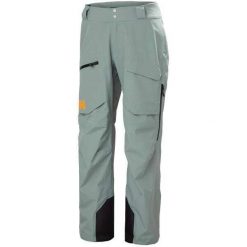 Spodnie narciarskie Helly Hansen Ridge Infinity Shell. Zielone spodnie narciarskie i snowboardowe męskie Helly Hansen, bez wzorów, narciarskie. Za 1,805.00 zł.