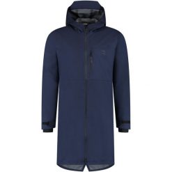 Kurtka przeciwdeszczowa BBB Rainshield Parka. Niebieskie kurtki męskie BBB CYCLING, m, bez wzorów, bez kaptura. Za 599.90 zł.