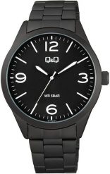 Zegarek męski QQ Q77B-001P czarny. Czarne zegarki męskie Q&Q. Za 141.00 zł.