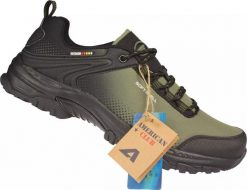 Buty trekkingowe męskie American Club Męskie buty trekkingowe American Club WT-169/24 zielone buty sportowe 46. Zielone buty trekkingowe męskie American CLUB, bez wzorów, bez zapięcia. Za 144.99 zł.