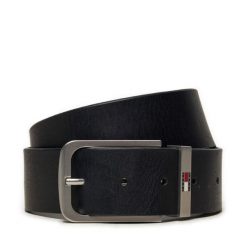 Pasek Męski Tommy Jeans. Niebieskie paski męskie Tommy Jeans, bez wzorów, z jeansu. Za 139.99 zł.
