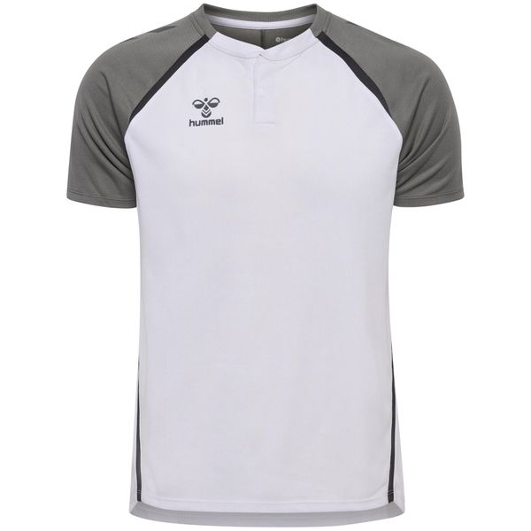 Polo Hummel Lead 2.0. Białe koszulki polo męskie HUMMEL, bez wzorów, sportowe, bez kołnierzyka, bez ramiączek. Za 180.00 zł.