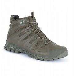 Buty trekkingowe męskie Aku M'S SELVATICA TC MID GTX, ranger green, 45. Zielone buty trekkingowe męskie Aku, bez wzorów, bez zapięcia. Za 695.15 zł.