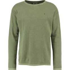Tommy Jeans WAFFLE Sweter deep lichen. Brązowe kardigany męskie Tommy Jeans, z bawełny. W wyprzedaży za 359.20 zł.