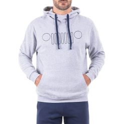 Bluza w kolorze jasnoszarym. Bluzy z kapturem męskie marki Jeep. W wyprzedaży za 112.95 zł.