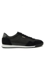 BOSS Sneakersy Titanium 50536524 Czarny. Czarne buty sportowe na co dzień męskie Boss, m, bez wzorów, ze skóry, bez ramiączek, bez kaptura. Za 489.99 zł.