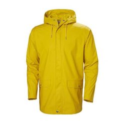 Kurtka uniwersalna męska Helly Hansen Moss Rain Coat. Żółte kurtki męskie Helly Hansen, m, bez wzorów, z syntetyku, klasyczne, bez ramiączek, z kapturem. Za 729.00 zł.