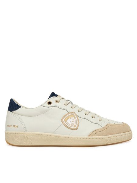 Blauer Sneakersy S5MURRAY12 Écru. Buty sportowe na co dzień męskie Blauer, m, bez wzorów, ze skóry, bez ramiączek, bez kaptura. Za 379.99 zł.