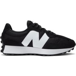 Buty męskie New Balance MS327CBW – czarne. Czarne buty sportowe na co dzień męskie New Balance, m, bez wzorów, z gumy, biznesowe, bez ramiączek, bez kaptura. Za 529.99 zł.