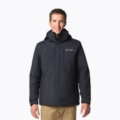 Kurtka ocieplana męska Columbia Element Blocker III Interchange. Czarne kurtki męskie Columbia, m, bez wzorów, z puchu, sportowe, bez ramiączek, bez kaptura. Za 779.99 zł.