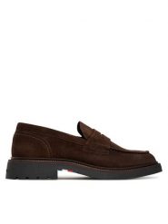 Tommy Hilfiger Mokasyny Comfort Lwt FM0FM05727 Brązowy. Brązowe mokasyny męskie Tommy Hilfiger, ze skóry, bez zapięcia. Za 489.99 zł.