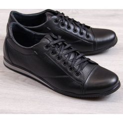 Półbuty męskie skórzane casual czarne Gregor 1972. Codzienne półbuty męskie Gregor. Za 130.00 zł.