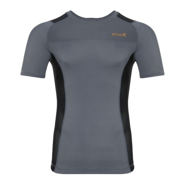 Rashguard męski HOOK FIGHTING Base. Czarne bielizna termoaktywna męska SPORTANO, m, bez wzorów, bez ramiączek. Za 59.99 zł.