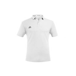 Polo Acerbis Atlantis. Białe koszulki polo męskie ACERBIS, bez wzorów, sportowe, bez kołnierzyka, bez ramiączek. Za 181.50 zł.