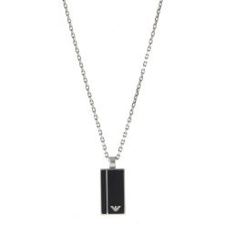 Emporio Armani Naszyjnik silvercoloured. Szare biżuteria dla mężczyzn Emporio Armani. Za 509.00 zł.