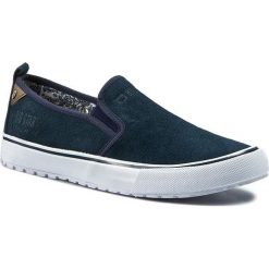 Tenisówki BIG STAR - U174095 Navy. Niebieskie trampki męskie Big Star, z gumy, klasyczne. W wyprzedaży za 119.00 zł.