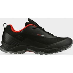 Buty trekkingowe męskie OBMH100 - czarny. Czarne buty trekkingowe męskie 4f, bez wzorów, z gumy, bez zapięcia, climacool (adidas). Za 349.99 zł.