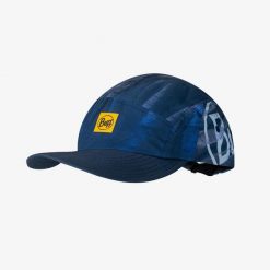 Czapka Buff 5 Panels Go Cap. Niebieskie czapki męskie Buff, bez wzorów, sportowe. W wyprzedaży za 118.93 zł.