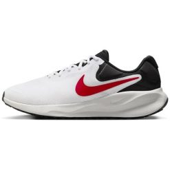 Buty do biegania męskie Nike Revolution 7. Białe buty do biegania męskie Nike, bez wzorów, z materiału, bez zapięcia, do biegania, nike revolution. Za 276.55 zł.