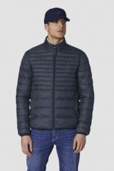 AERONAUTICA MILITARE Granatowa pikowana kurtka JACKET. Niebieskie kurtki męskie Aeronautica Militare, m, bez wzorów, bez ramiączek, bez kaptura. W wyprzedaży za 439.99 zł.
