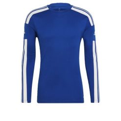Koszulka męska adidas Squadra 21 Long Sleeve Jersey. Białe koszulki męskie z długim rękawem ADIDAS, m, bez wzorów, z jersey, sportowe, bez kołnierzyka, bez ramiączek. Za 86.00 zł.