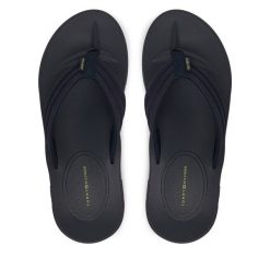 Japonki Tommy Hilfiger. Niebieskie klapki i japonki męskie Tommy Hilfiger, bez wzorów. Za 209.99 zł.