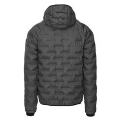 Kurtka z kapturem Elbrus Huel Primaloft. Szare kurtki męskie ELBRUS, bez wzorów, z puchu, sportowe, bez ramiączek, z kapturem. W wyprzedaży za 635.45 zł.