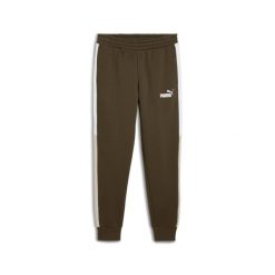 Jogging Puma Power Colorblock. Zielone spodnie dresowe męskie Puma, bez wzorów, z dresówki. W wyprzedaży za 233.90 zł.
