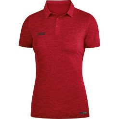 Polo Jako Premium Basics. Czerwone koszulki polo męskie Jako, bez wzorów, sportowe, bez kołnierzyka, bez ramiączek. Za 262.50 zł.