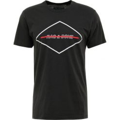 Rag & bone DIAMOND UNIVERSAL TEE Tshirt z nadrukiem black. T-shirty męskie marki rag & bone. Za 459.00 zł.