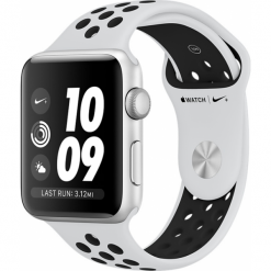 Apple Watch Nike+ srebrne aluminium 42 | platynowy sportowy pasek. Krokomierze marki Apple. Za 1,499.00 zł.